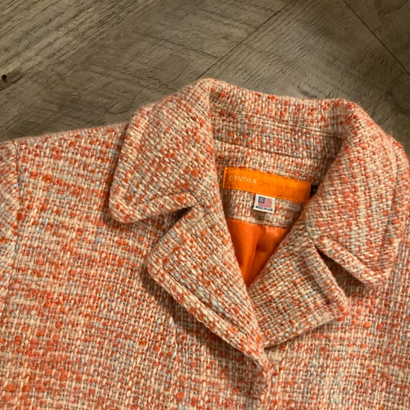 Cynthia Steffe Tweed Crop Jacket/Blazer - Picture 2 of 3
